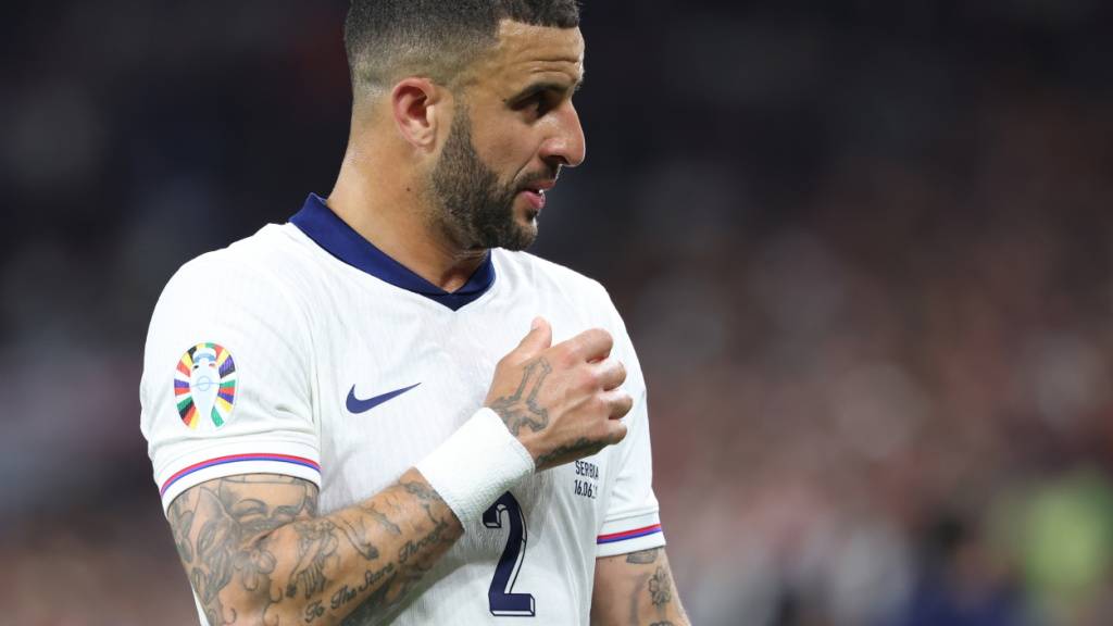 Kyle Walker bestritt an der EM 2024 jede Spielminute für England