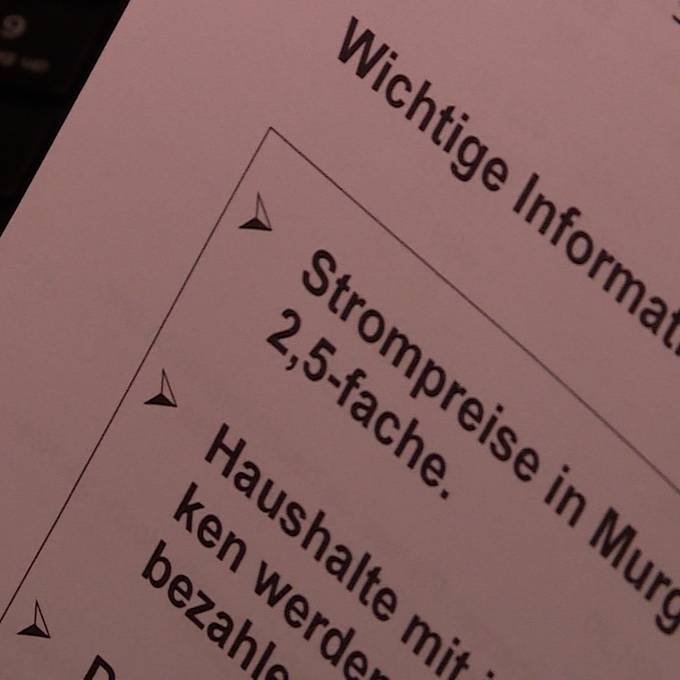 Preisschock für die Einwohner von Murgenthal: Strom wird mehr als doppelt so teuer