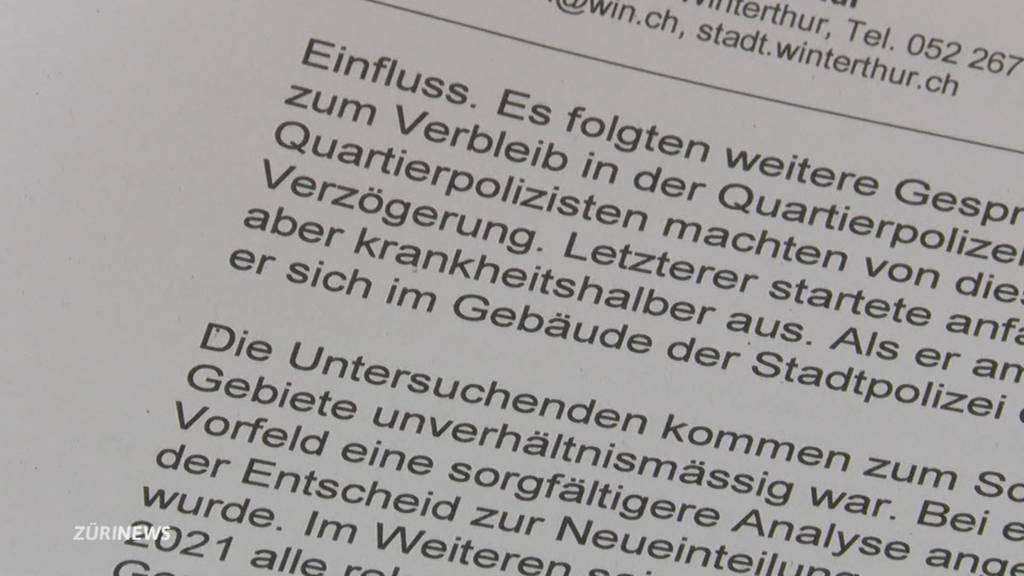 Nach den Suiziden bei der Stadtpolizei Winterthur präsentiert der Stadtrat die Administrativuntersuchung