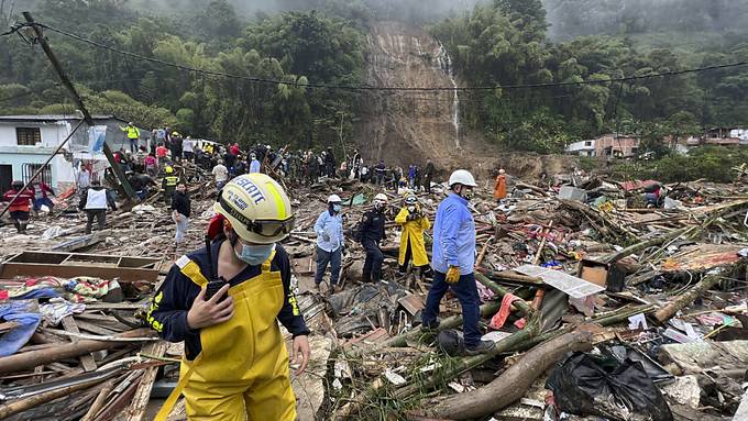 Mindestens elf Tote nach Erdrutsch in Kolumbien
