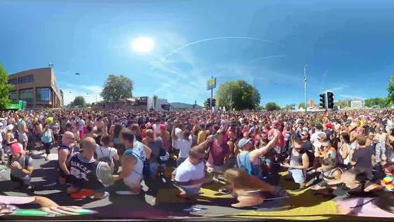 Die Street Parade 2018 in 360°
