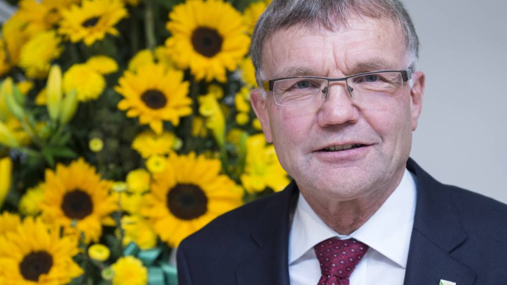 Kaspar Schläpfer (FDP) am 18. Oktober 2015 an einer Wahlversanstaltung. Am vergangenen Freitag verstarb er im Alter von 75 Jahren. (Archivbild)