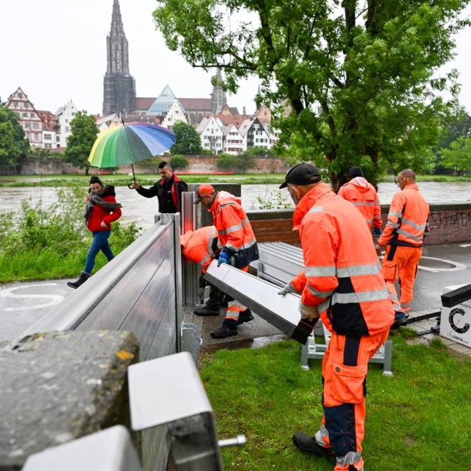 Süddeutschland rüstet sich gegen mögliches Jahrhunderthochwasser