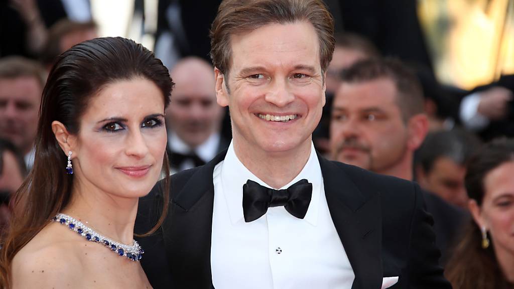 Colin Firth mit seiner Frau Livia im Jahr 2016 in Cannes. (Archivbild)