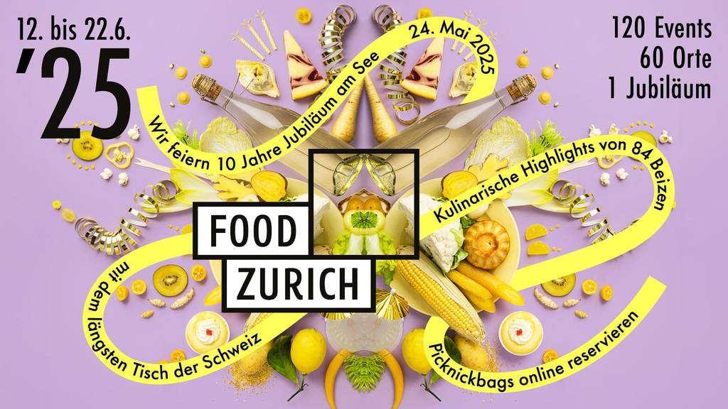 Der längste Tisch der Schweiz: FOOD ZURICH feiert 10-jähriges Jubiläum