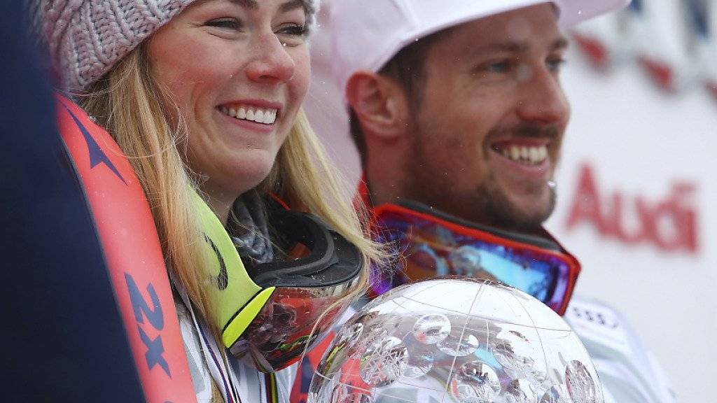 Überstrahlen die Konkurrenz: Mikaela Shiffrin und Marcel Hirscher
