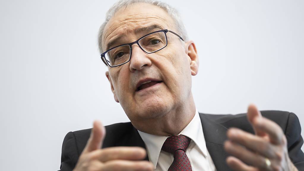 Arm gebrochen: Bundesrat Guy Parmelin. (Archivbild)