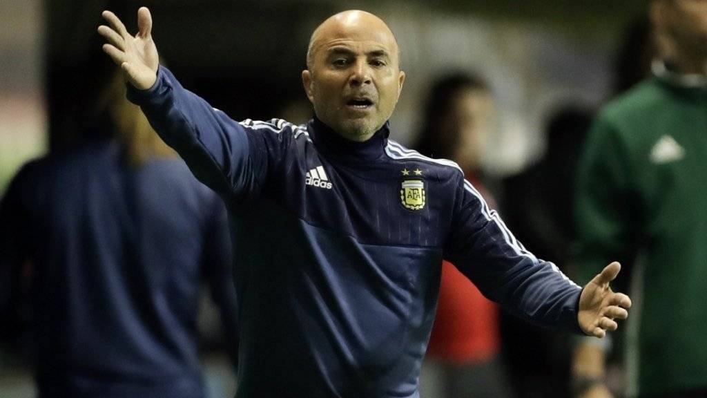 Braucht mit Argentinien einen Sieg in Ecuador: Nationalcoach Jorge Sampaoli