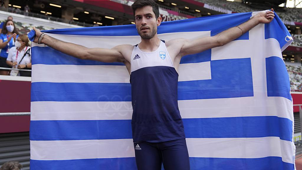 Der griechische Europameister Miltiadis Tentoglou sprang mit seinem letzten Versuch auf 8,41 - und damit zu Olympia-Gold