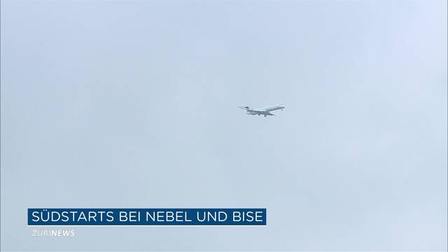 Südabflüge am Flughafen Zürich