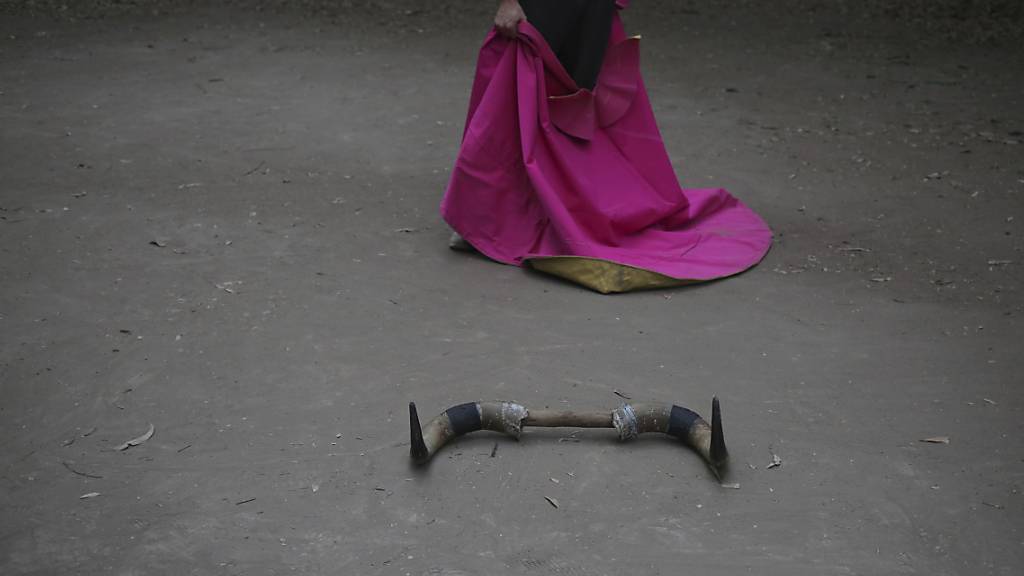 Ein Stierkämpfer trainiert in einem Park von Mexiko-Stadt. Der nächste Stierkampf wäre am Sonntag geplant gewesen. (Archivbild)