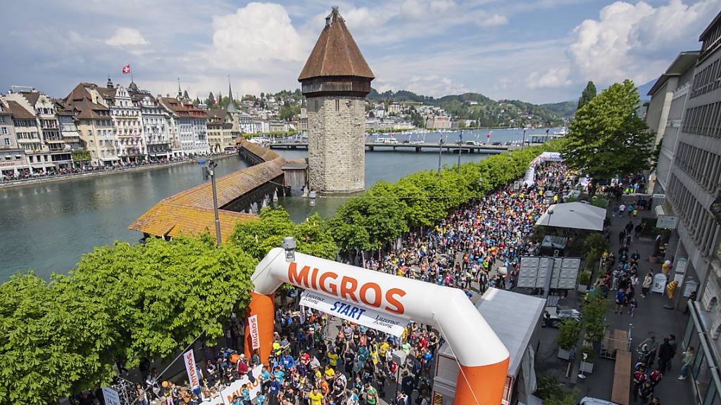 Der Luzerner Stadtlauf ist einer der grossen Sportanlässe im Kanton. (Archivaufnahme)