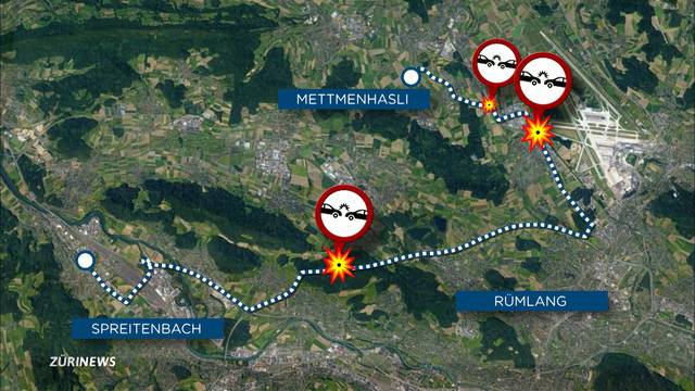 Eine Verfolgungsjagd von Zürich nach Aargau