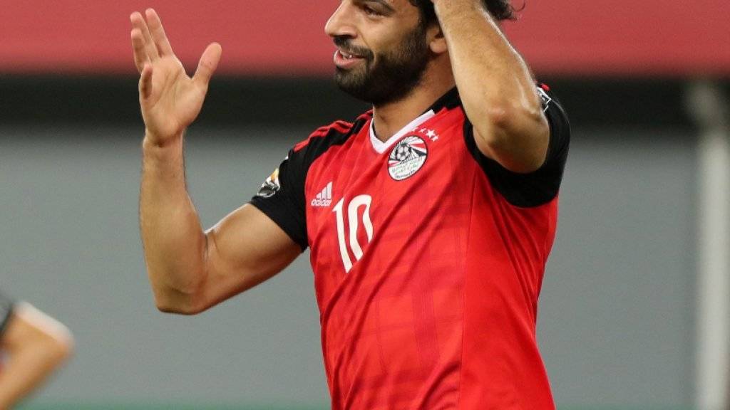 Mohamed Salah schoss Ägypten am Afrika-Cup mit einem herrlichen Freistosstor im letzten Gruppenspiel in die Viertelfinal