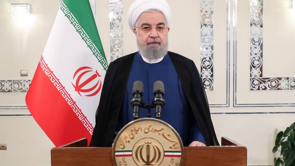 HANDOUT - Hassan Ruhani, Präsident vom Iran. Foto: Iranian Presidency/dpa - ACHTUNG: Nur zur redaktionellen Verwendung und nur mit vollständiger Nennung des vorstehenden Credits