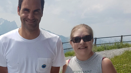 Roger Federer wandert im Alpstein