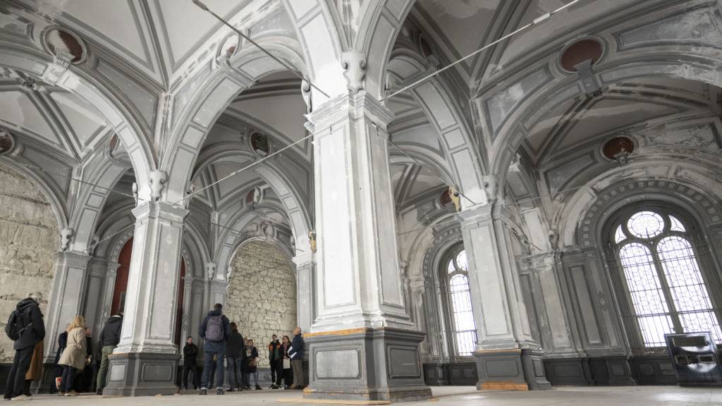 Der Waffensaal befindet sich in einem schlechten Zustand. Nach der Sanierung der Zeughäuser soll er für die Öffentlichkeit zugänglich sein.