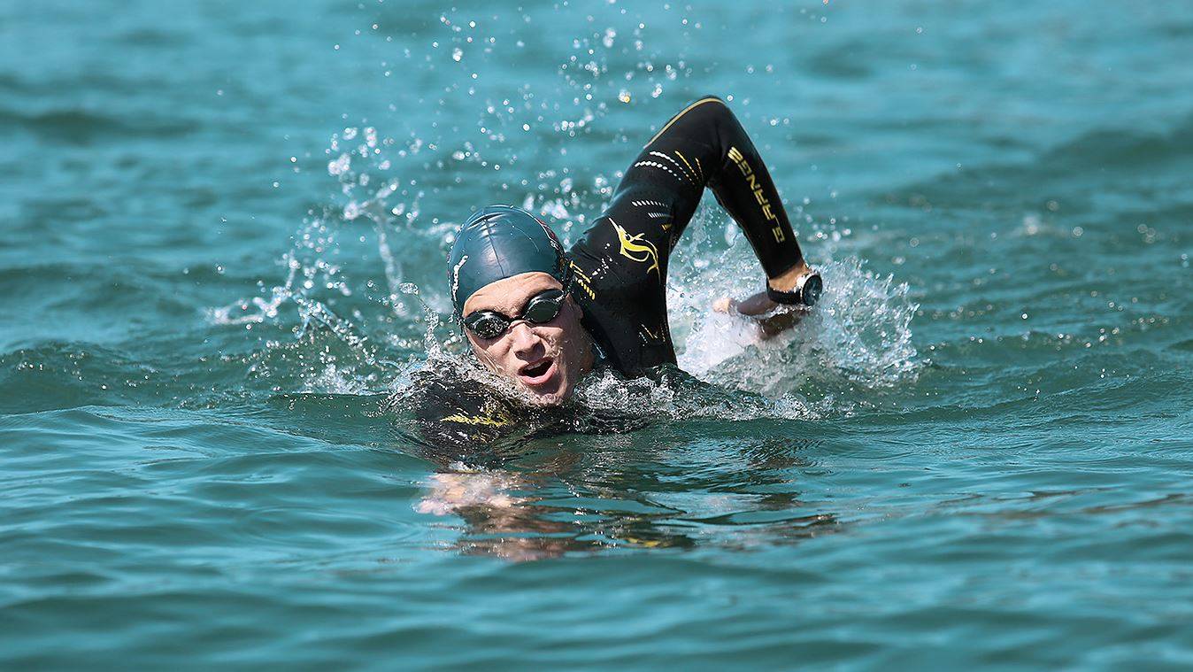 Extremschwimmer Romano Mombelli