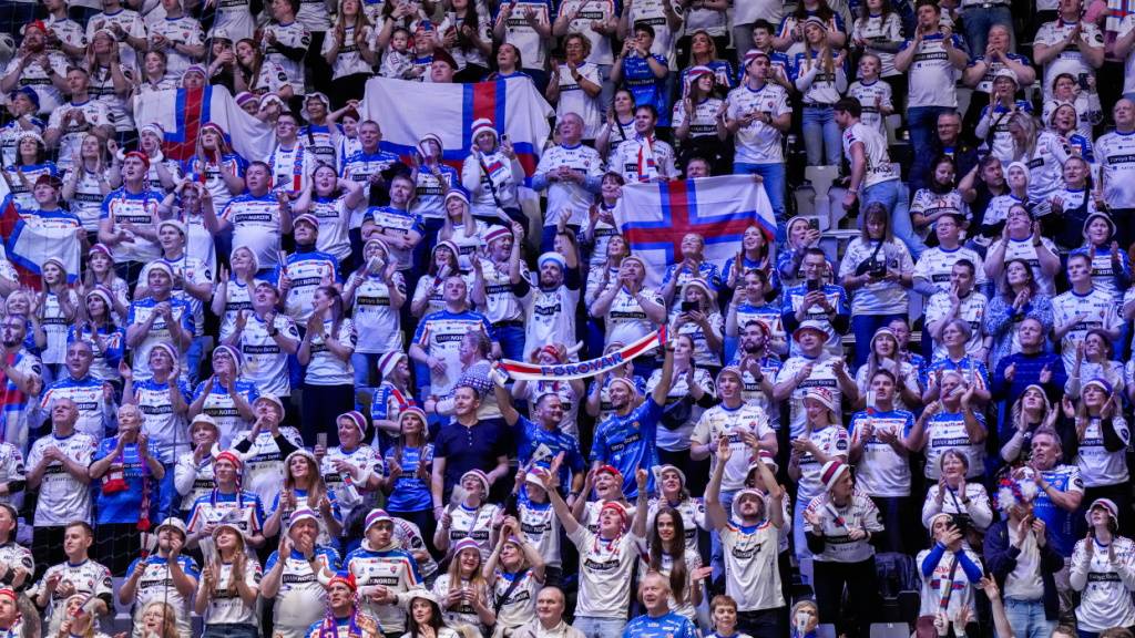 Die Fans der Färöer sorgten gegen die Schweiz für eine prächtige Stimmung