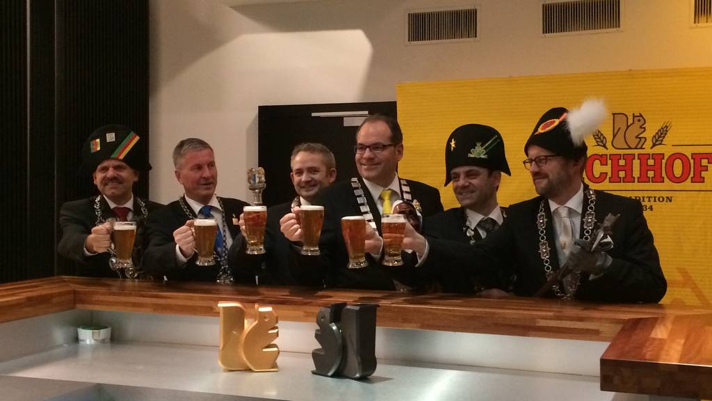 Die Luzerner Fasnachtsgewaltigen haben sich zum ersten Mal getroffen