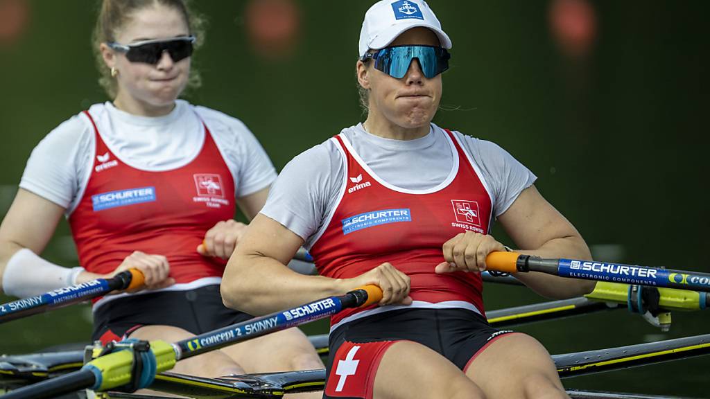 Jeannin Gmelin (vorne) und Nina Wettstein wahren sich die Chance auf einen Startplatz bei den Spielen in Paris