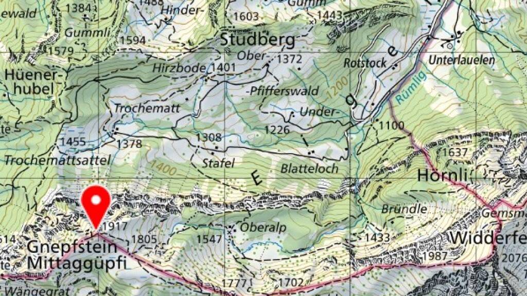 Zwei Kletterinnen verunfallen am Mittaggüpfi im Pilatusgebiet