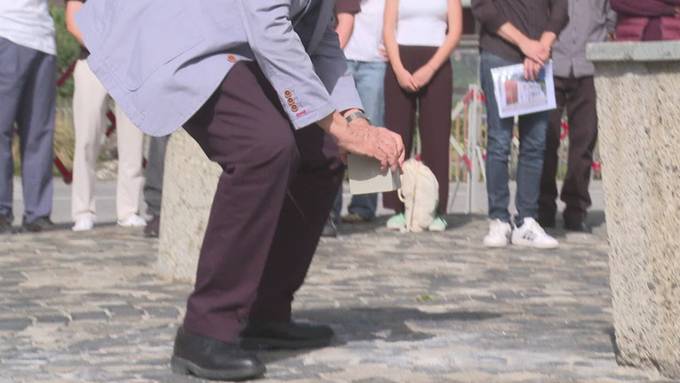 82 Jahre nach der Ermordung: Jakob Lütschg erhält Stolperstein in Balgach