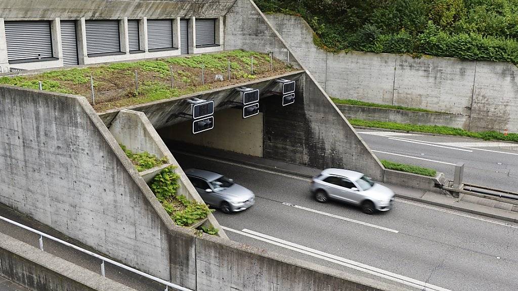Nachdem ein Mann im Gubristtunnel aus einem fahrenden Auto gestürzt ist, hat die Polizei zwei mutmassliche Fahrzeuginsassen festgenommen. (Symbolbild)