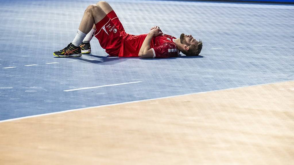 Das tut weh: Der Schweizer Handballer Samuel Röthlisberger verpasst die Europameisterschaft in seiner Wahlheimat Deutschland wegen einer Handverletzung