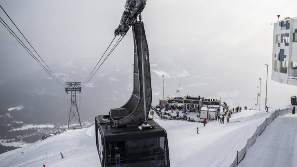 Die Bergbahn auf den Crap Sogn Gion in Laax. (Archivbild)