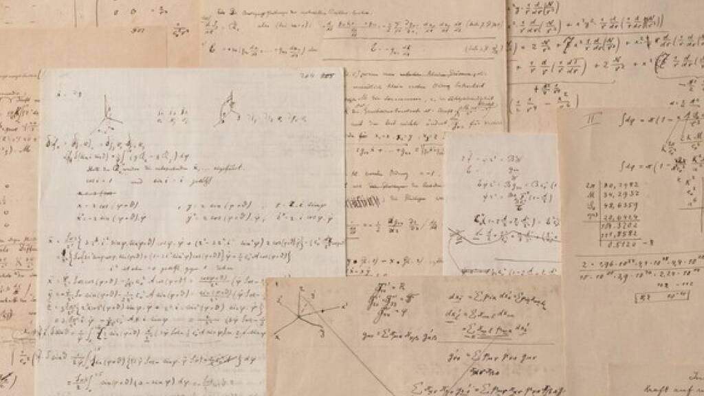 Manuskript von Einstein zur Relativitätstheorie wird versteigert
