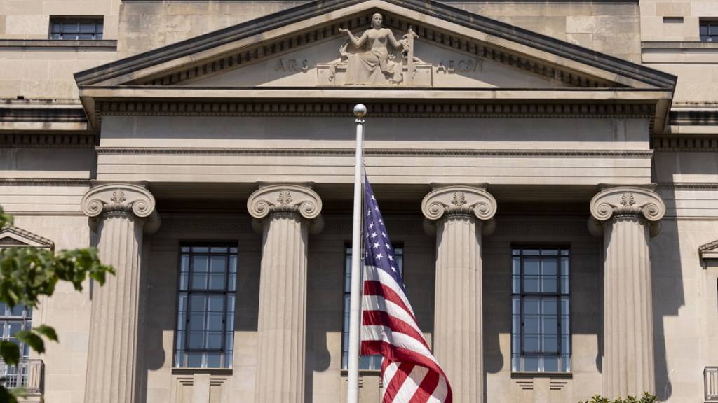 Das Gebäude des US-Justizministeriums in Washington. (Archivbild)