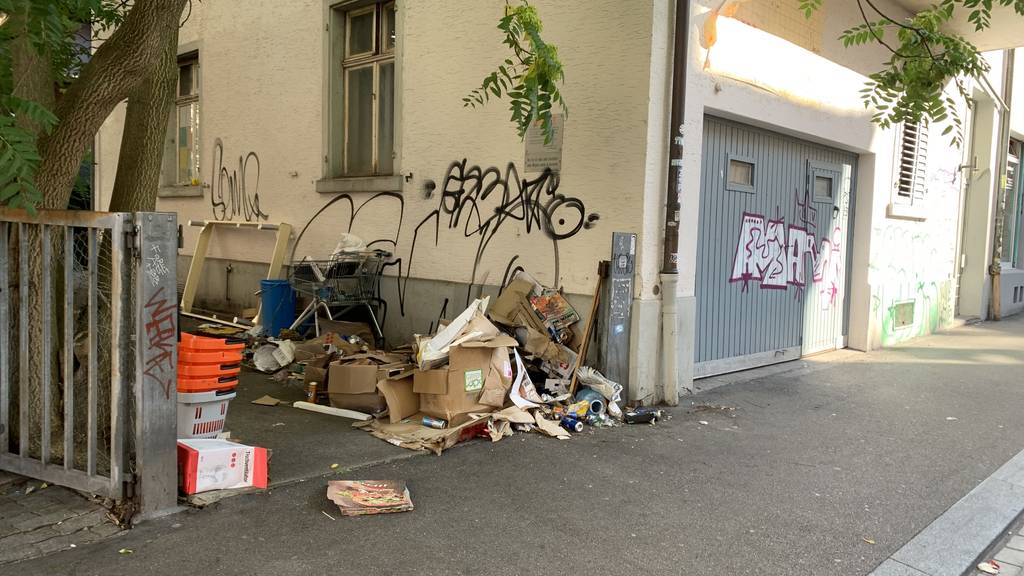 Die ERZ-Infotafel steht nicht mehr an der Marienstrasse.