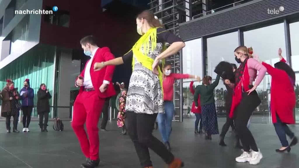 Flamenco Flashmob in Luzern