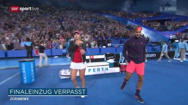 Bencic und Federer ausgeschieden