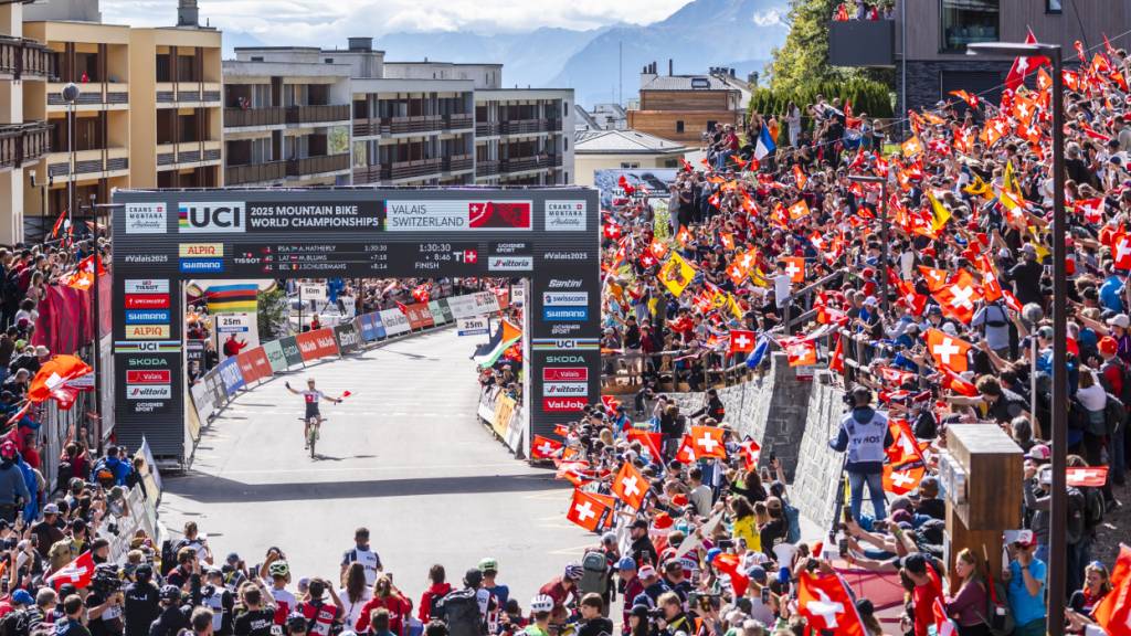 Die Mountainbike-WM im Wallis begeisterte die Massen