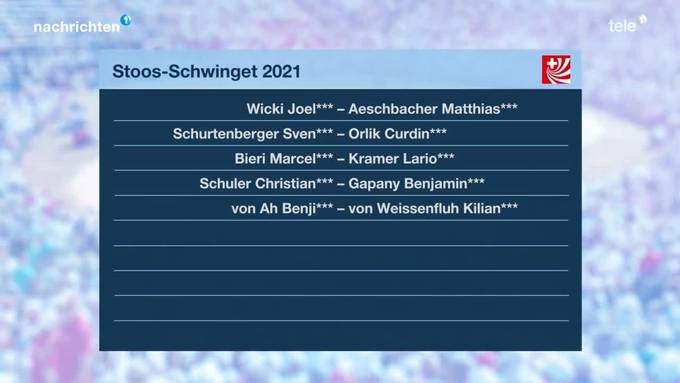 Spitzenpaarungen Stoos-Schwinget vom Samstag