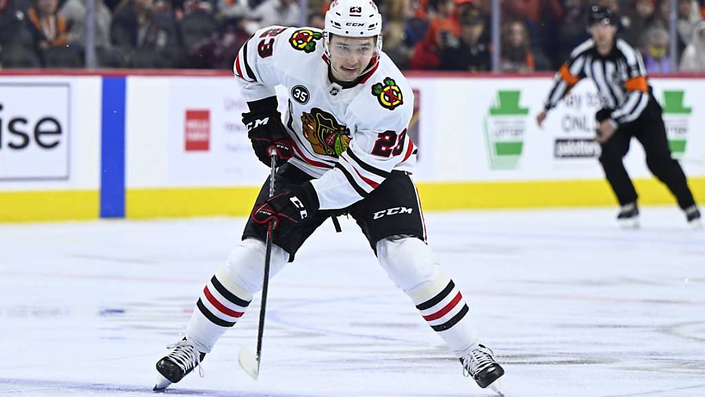 Philipp Kuraschew erlebt mit den Blackhawks bisher eine Saison zum Vergessen