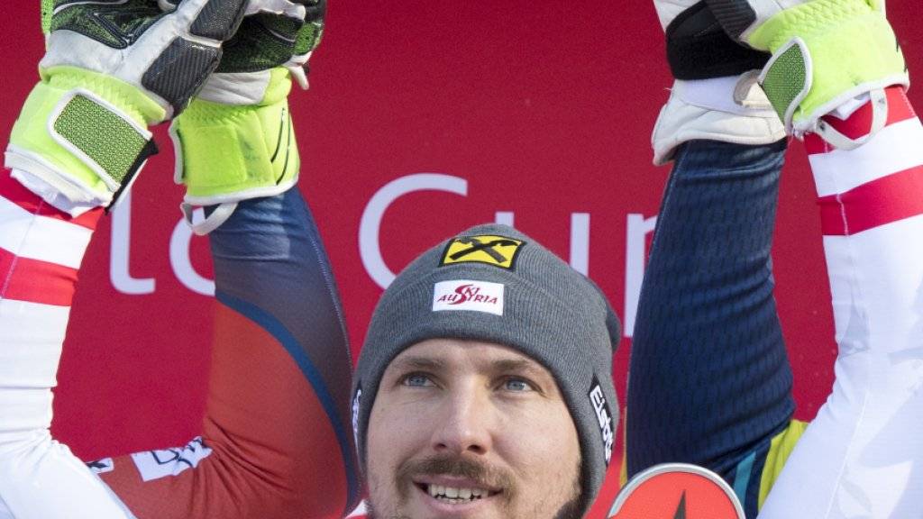 Marcel Hirscher feierte den fünften Sieg in Folge in einem Weltcup-Slalom