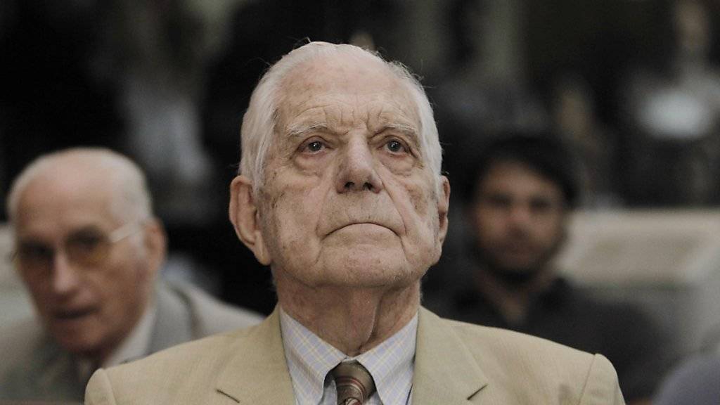 Bignone im Jahr 2011 in Buenos Aires vor Gericht: Er war der letzte Diktator Argentiniens, nun ist er 90-jährig gestorben.