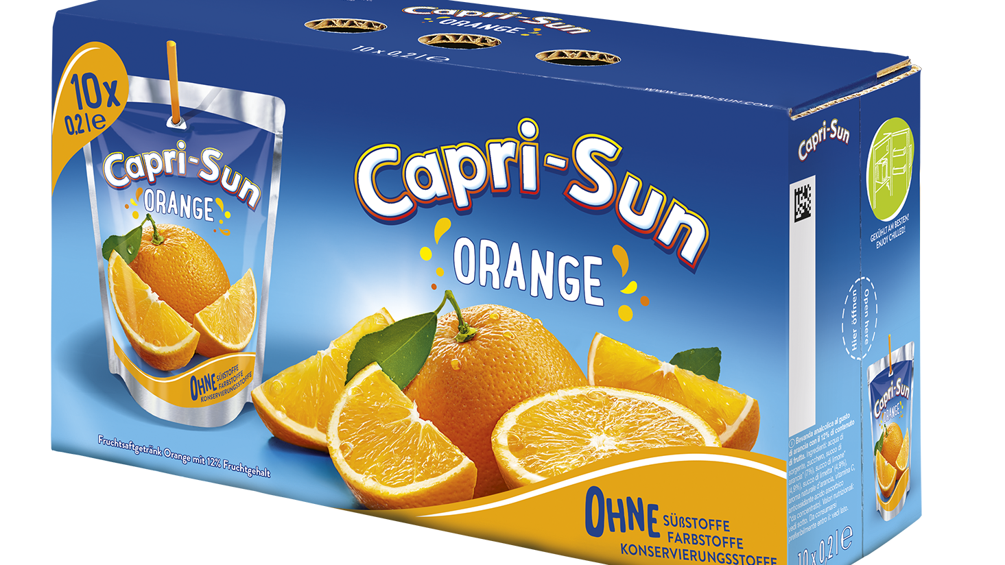 (zvg) Capri-Sun: Die Sonne im Titel verschwindet.