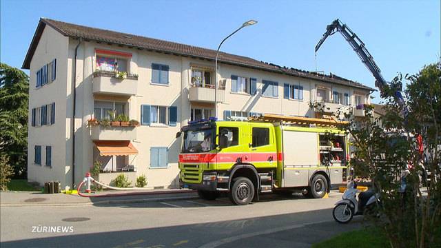 Brandstiftung in Schwamendingen?