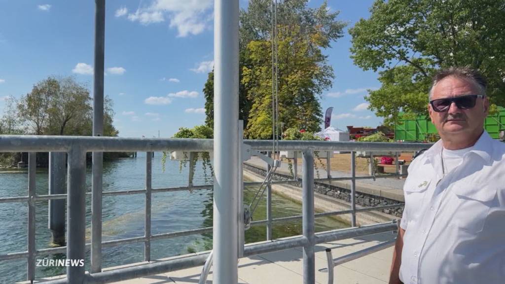 Wenig Wasser im Zürichsee: Mehrere Schiffstationen nicht mehr bedient