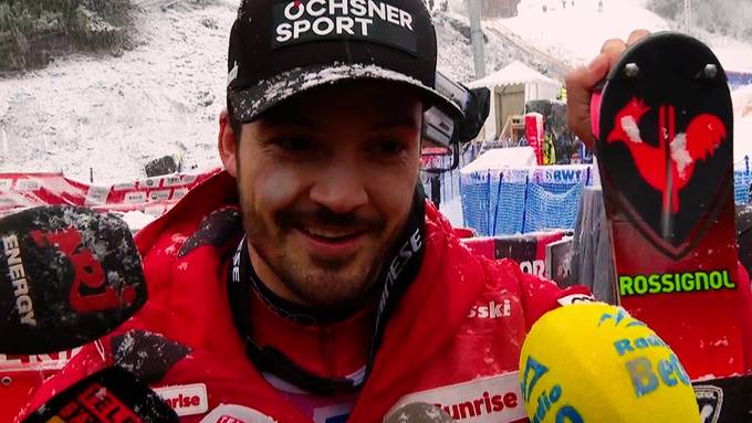 «Es war kein perfekter 2. Lauf»: Loïc Meillard nach Slalom selbstkritisch
