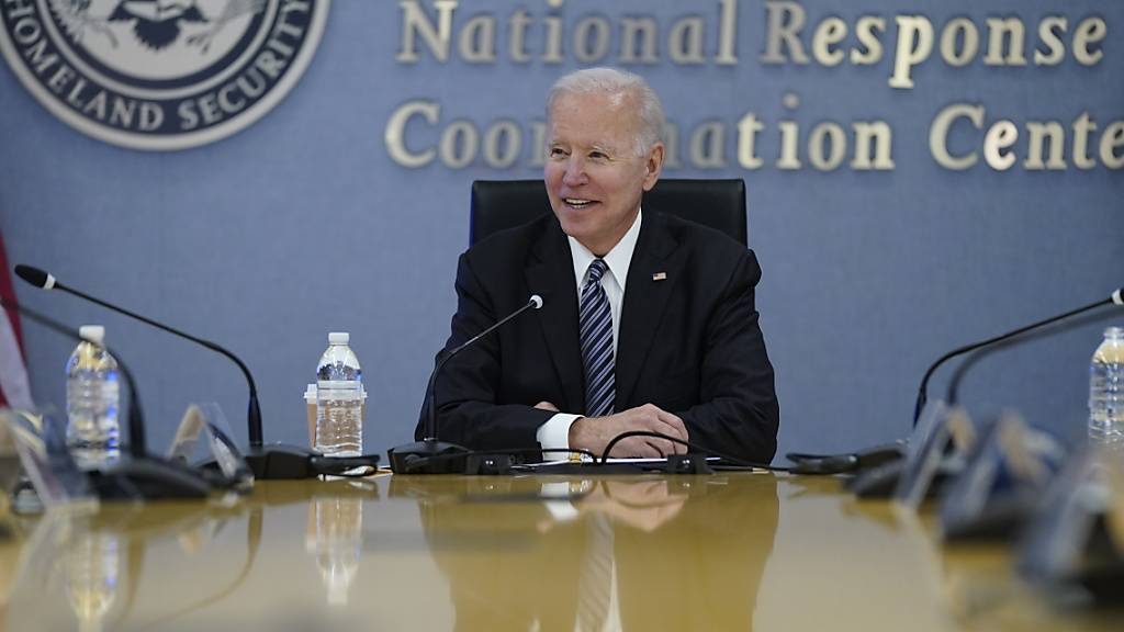 Joe Biden, Präsident der USA, ist erfreut über den Fortschritt der Impfkampagne. Foto: Evan Vucci/AP/dpa