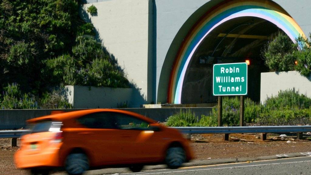 Ein Tunnel zu Ehren eines grossen Schauspielers: der Robin Williams Tunnel. Der Schauspieler nahm sich vor eineinhalb Jahren das Leben