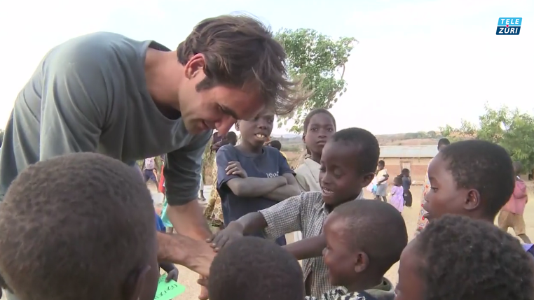 Roman Wasik in Malawi bei Roger Federer Foundation