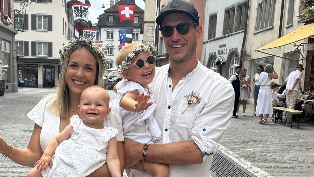 Siegerin Alina mit ihrer Familie