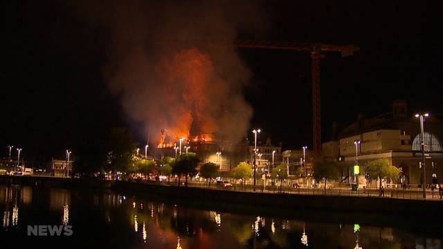 Grossbrand beim Zürcher HB: Gebäude ist einsturzgefährdet