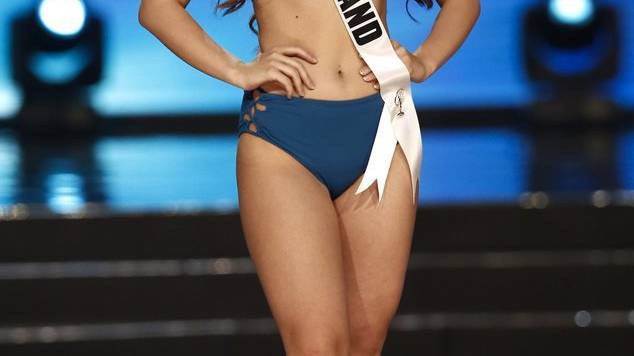 Dijana Cvijetic an den Miss-Universe-Wahlen vom 26. Januar 2017.